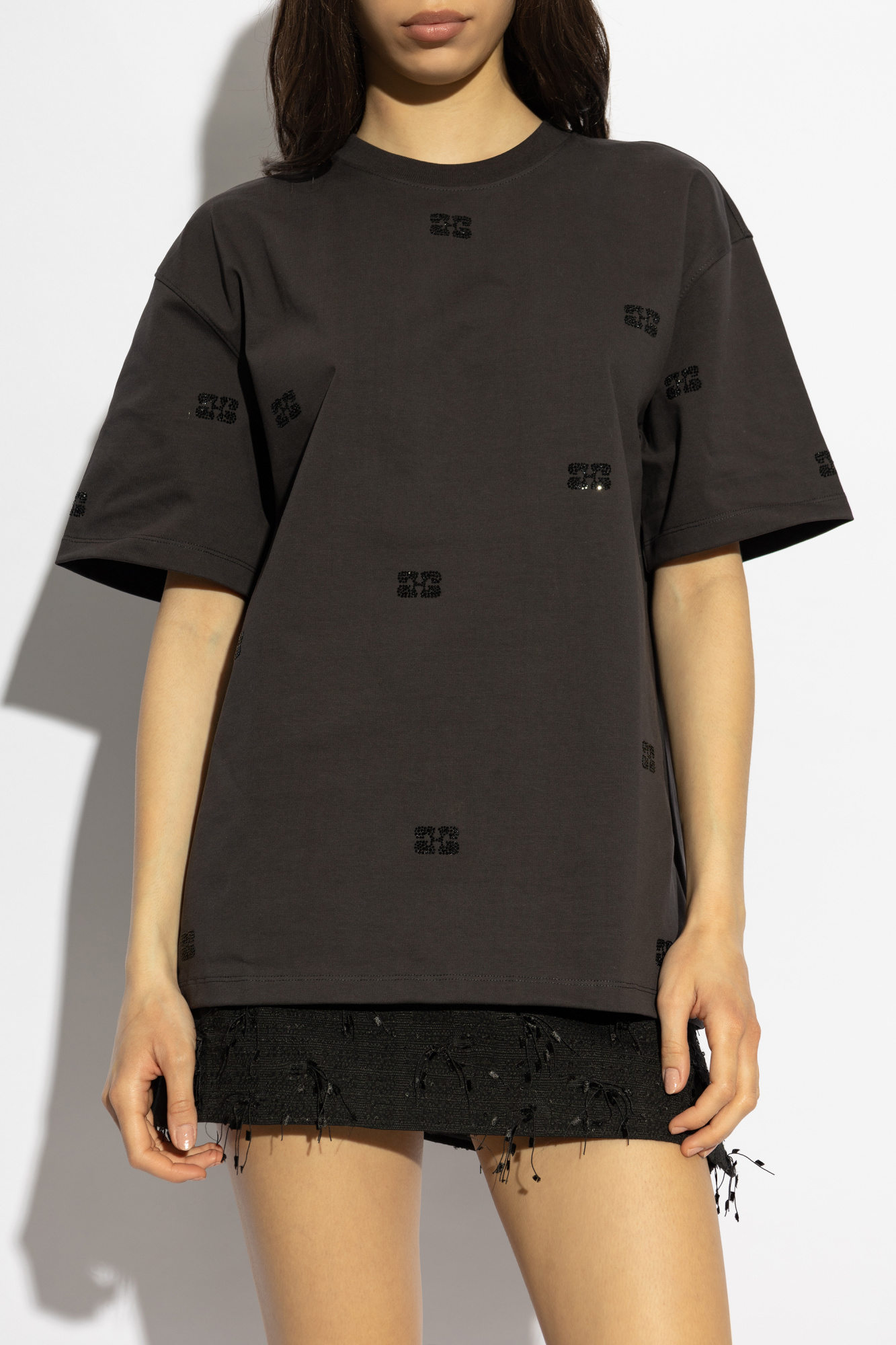 Ganni Top with logo | Women's Clothing | Vitkac